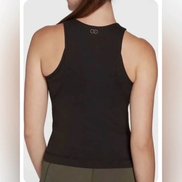 CALIA by Carrie Underwood Black Racerback Everyday Tank Top Women's XS NWT - Picture 2 of 9